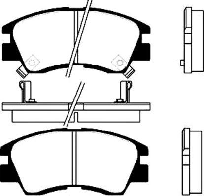 Kavo Parts BP-5506 - Bremžu uzliku kompl., Disku bremzes adetalas.lv