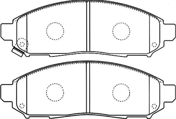 Kavo Parts BP-6594 - Bremžu uzliku kompl., Disku bremzes adetalas.lv