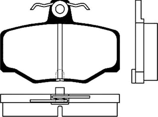 Kavo Parts BP-6547 - Bremžu uzliku kompl., Disku bremzes adetalas.lv