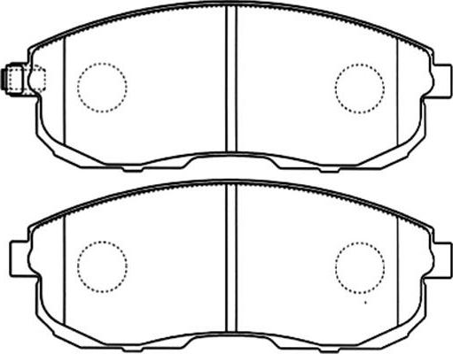 Kavo Parts BP-6567 - Bremžu uzliku kompl., Disku bremzes adetalas.lv