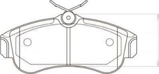 Kavo Parts BP-6515 - Bremžu uzliku kompl., Disku bremzes adetalas.lv