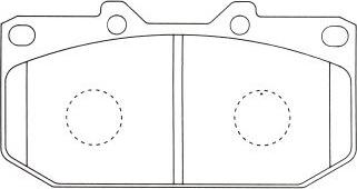 Kavo Parts BP-6513 - Bremžu uzliku kompl., Disku bremzes adetalas.lv