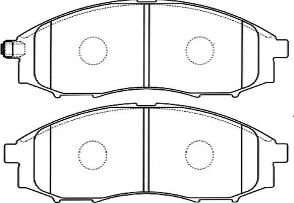 Kavo Parts BP-6581 - Bremžu uzliku kompl., Disku bremzes adetalas.lv