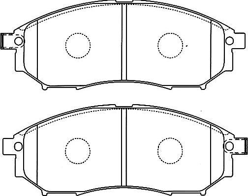 Kavo Parts BP-6583 - Bremžu uzliku kompl., Disku bremzes adetalas.lv