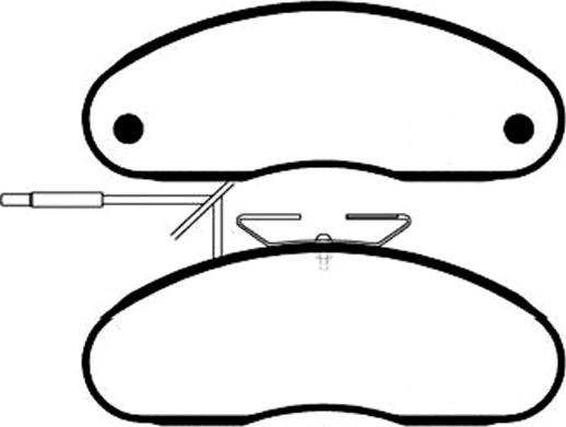 Kavo Parts BP-6530 - Bremžu uzliku kompl., Disku bremzes adetalas.lv