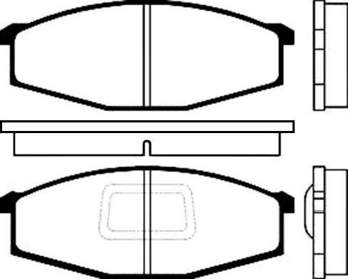 Kavo Parts BP-6537 - Bremžu uzliku kompl., Disku bremzes adetalas.lv