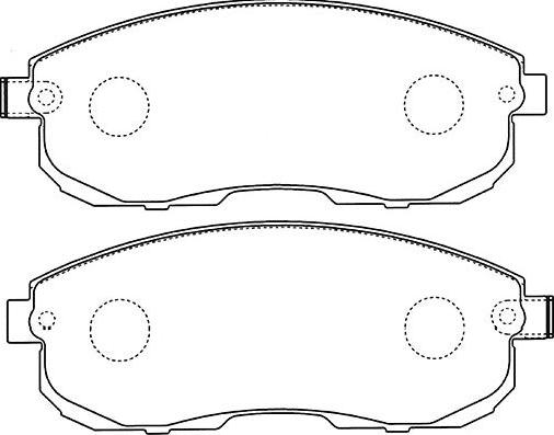 Kavo Parts BP-6602 - Bremžu uzliku kompl., Disku bremzes adetalas.lv