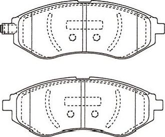 Kavo Parts BP-1021 - Bremžu uzliku kompl., Disku bremzes adetalas.lv