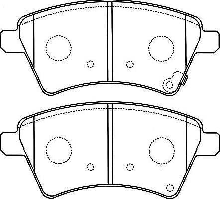 Kavo Parts BP-8529 - Bremžu uzliku kompl., Disku bremzes adetalas.lv