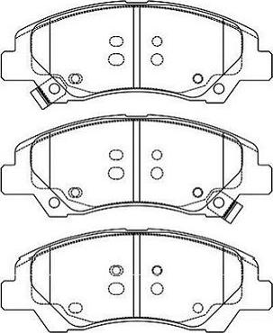 Kavo Parts BP-3052 - Bremžu uzliku kompl., Disku bremzes adetalas.lv