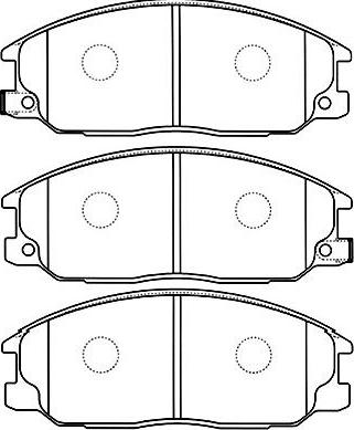 Kavo Parts BP-3028 - Bremžu uzliku kompl., Disku bremzes adetalas.lv