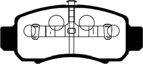 Kavo Parts BP-2041 - Bremžu uzliku kompl., Disku bremzes adetalas.lv