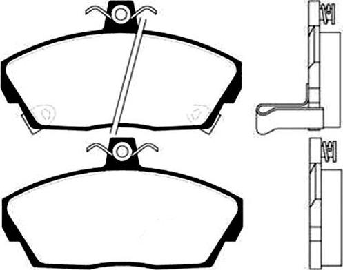 Kavo Parts BP-2025 - Bremžu uzliku kompl., Disku bremzes adetalas.lv