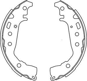 Kavo Parts BS-9945 - Bremžu loku komplekts adetalas.lv