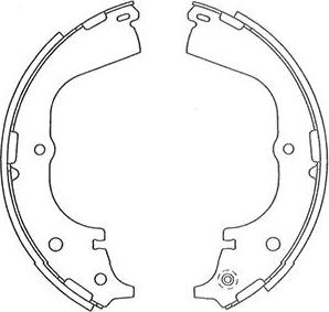 Kavo Parts BS-9946 - Bremžu loku komplekts adetalas.lv