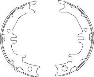 Kavo Parts BS-9947 - Bremžu loku komplekts adetalas.lv