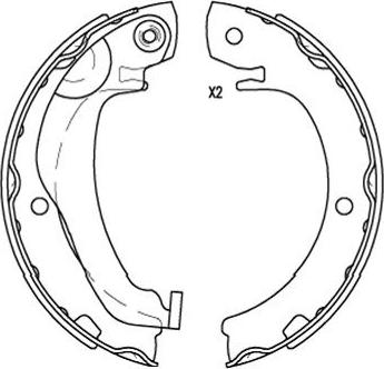 Kavo Parts KBS-9924 - Bremžu loku komplekts adetalas.lv