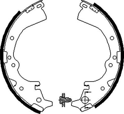 Kavo Parts BS-9905 - Bremžu loku komplekts adetalas.lv