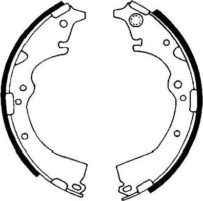 Kavo Parts BS-9906 - Bremžu loku komplekts adetalas.lv