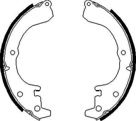 Kavo Parts KBS-9927 - Bremžu loku komplekts adetalas.lv