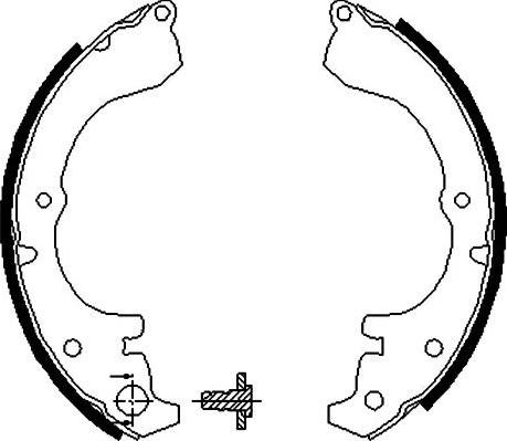 Kavo Parts BS-9913 - Bremžu loku komplekts adetalas.lv