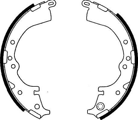 Kavo Parts BS-9936 - Bremžu loku komplekts adetalas.lv