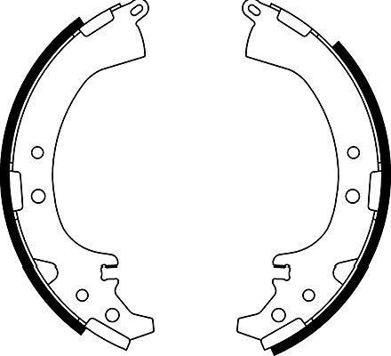 Kavo Parts BS-9931 - Bremžu loku komplekts adetalas.lv