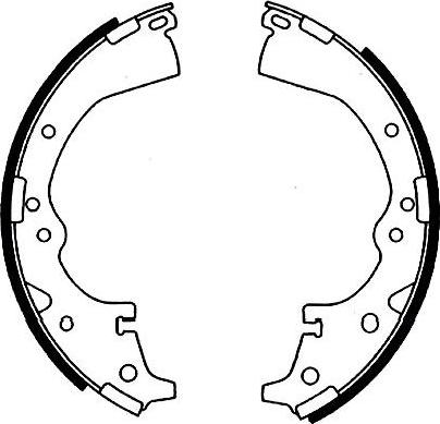 Kavo Parts KBS-9934 - Bremžu loku komplekts adetalas.lv