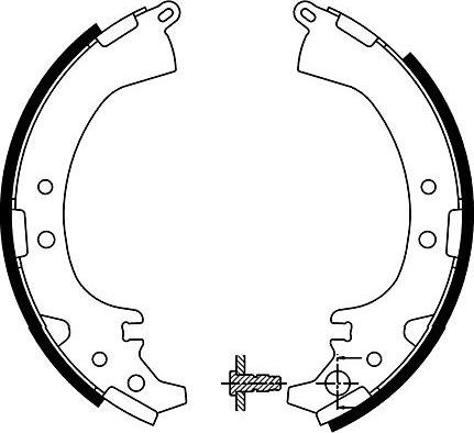 Kavo Parts BS-9925 - Bremžu loku komplekts adetalas.lv