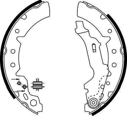 Kavo Parts BS-9926 - Bremžu loku komplekts adetalas.lv