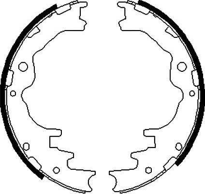 Kavo Parts BS-5411 - Bremžu loku komplekts adetalas.lv