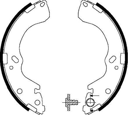 Kavo Parts BS-5417 - Bremžu loku komplekts adetalas.lv