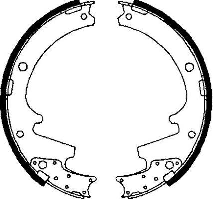 Kavo Parts KBS-6418 - Bremžu loku komplekts adetalas.lv