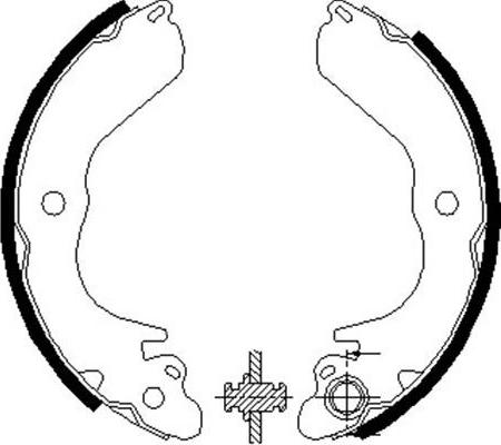 Kavo Parts BS-6408 - Bremžu loku komplekts adetalas.lv