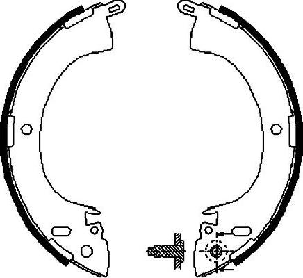 Kavo Parts BS-6403 - Bremžu loku komplekts adetalas.lv