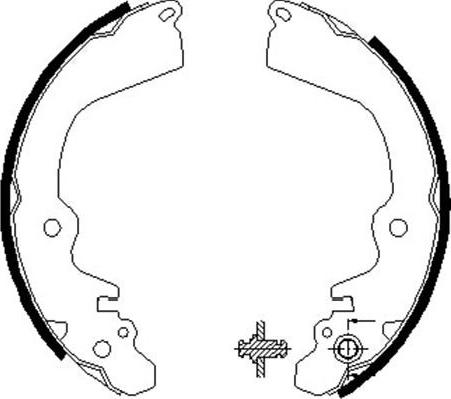 Kavo Parts BS-6407 - Bremžu loku komplekts adetalas.lv