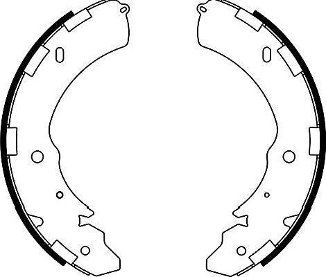 Kavo Parts BS-6418 - Bremžu loku komplekts adetalas.lv