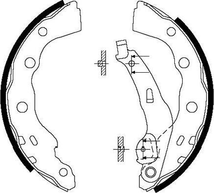 Kavo Parts BS-6413 - Bremžu loku komplekts adetalas.lv