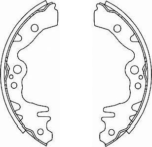 Kavo Parts BS-1922 - Bremžu loku komplekts adetalas.lv