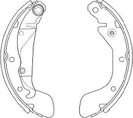 Kavo Parts BS-1405 - Bremžu loku komplekts adetalas.lv