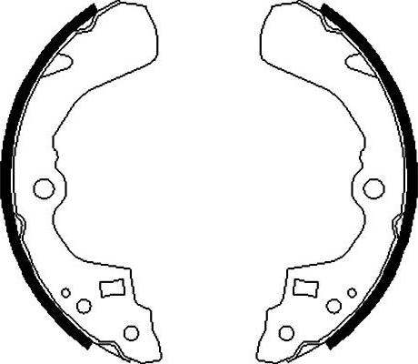 Kavo Parts BS-8907 - Bremžu loku komplekts adetalas.lv