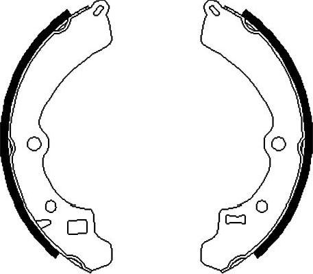 Kavo Parts BS-8910 - Bremžu loku komplekts adetalas.lv