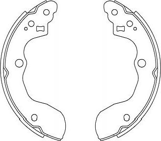 Kavo Parts BS-8934 - Bremžu loku komplekts adetalas.lv