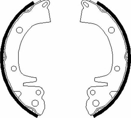 Kavo Parts BS-3401 - Bremžu loku komplekts adetalas.lv