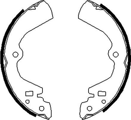 Kavo Parts BS-7409 - Bremžu loku komplekts adetalas.lv