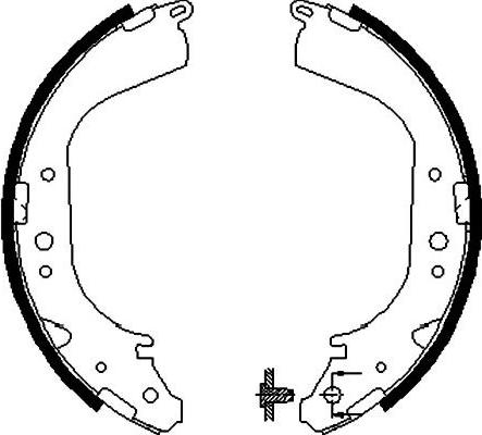 Kavo Parts BS-7406 - Bremžu loku komplekts adetalas.lv