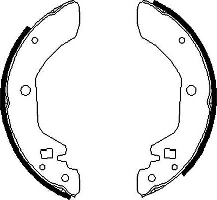 Kavo Parts KBS-7429 - Bremžu loku komplekts adetalas.lv