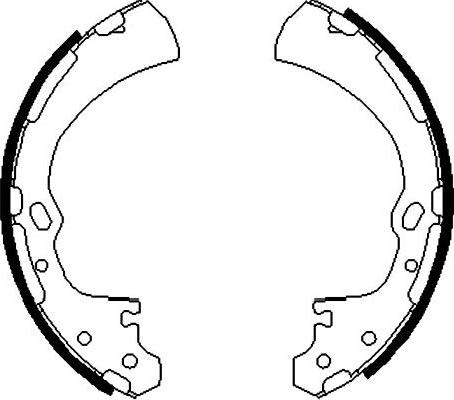 Kavo Parts BS-7408 - Bremžu loku komplekts adetalas.lv