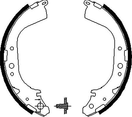 Kavo Parts BS-7412 - Bremžu loku komplekts adetalas.lv