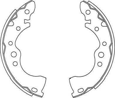 Kavo Parts BS-7434 - Bremžu loku komplekts adetalas.lv